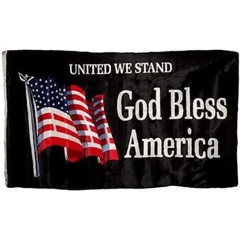Wholesale Black Background God Bless America Flag