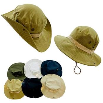 Solid Colors Floppy Boonie Hat Snap-Up Sides