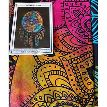 Tie Dye Dream Catcher Tapestry