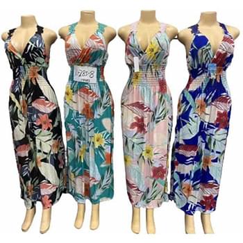 Wholesale Long Maxi Flower Sun Dresses