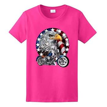 Wholesale RED, WHITE & BOLD T-Shirt Pink Color