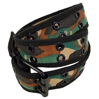 Wholesale Army Camo Belt with 2 Holes