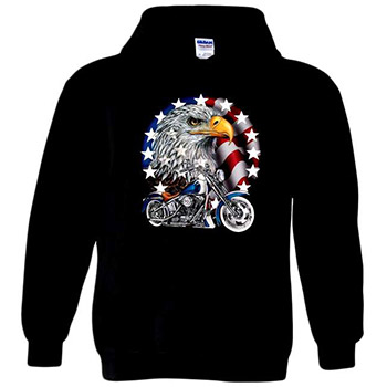 RED, WHITE & BOLD Black color Hoody