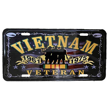 Wholesale License Plate Vietnam Veteran