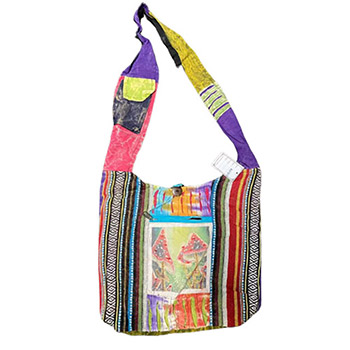 Colorful Mushroom Handmade  Hobo Bags