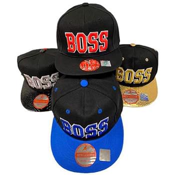Wholesale Flat Bill Snap Back Hat Boss