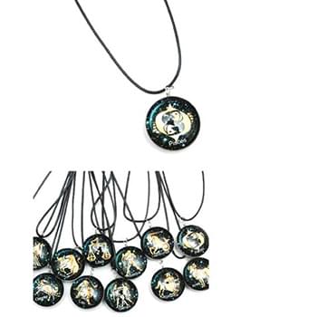 Wholesale Zodiac Glass Necklace