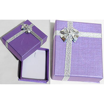 Wholesale Jewelry Display Gift Box Purple