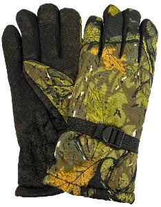 Tree Camo Winter Glove with Inside Lining and Anti-Slip