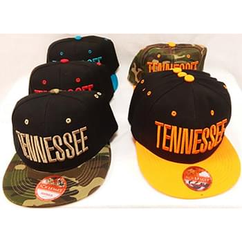 Wholesale Flat Bill Snap Back Hat Tennessee