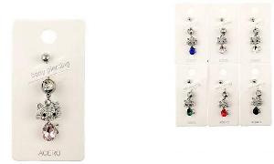 12 Pcs Kitty Cat Body Piercing Jewelry - Assorted