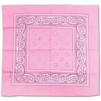 Wholesale Bandana Pink Paisley Fabric