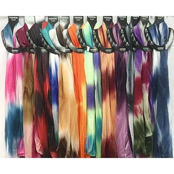 Wholesale Light Weight Scarves Tie Dye Pattern with Sparkles