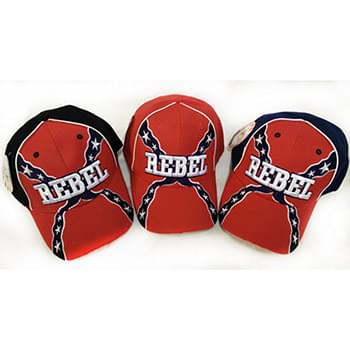 Wholesale Rebel Flag Baseball Hats Caps Adjustable Sizes