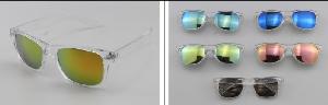 Plastic Frame Unisex Sunglasses RV