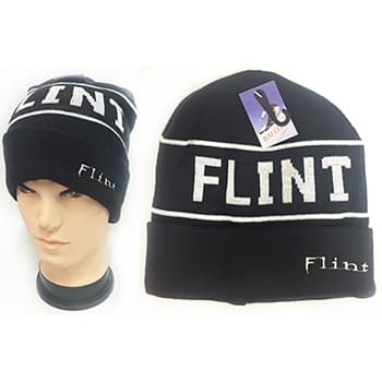 Wholesale Winter Knitted Beanie Hat Flint Toboggan Hat
