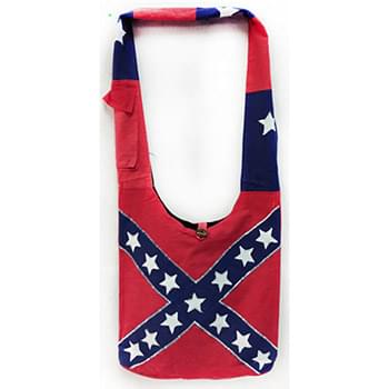 Handmade Hobo Bags - Rebel Flag Pattern