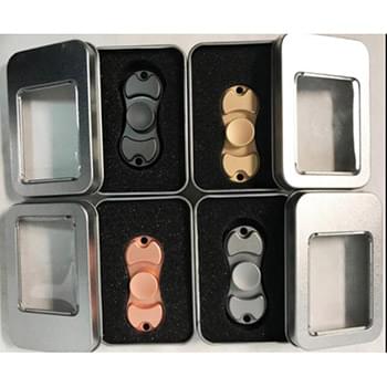 Wholesale Metalic Fidget Spinner Assorted Tin Box Included
