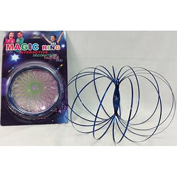 Wholesale Blue Flow Ring Magic Ring Kinetic Spring Toy