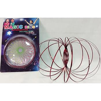 Wholesale Red Flow Ring Magic Ring Kinetic Spring Toy