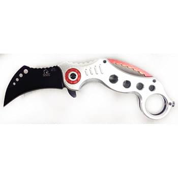 5.25" Folding Rip Blade - Silver Red