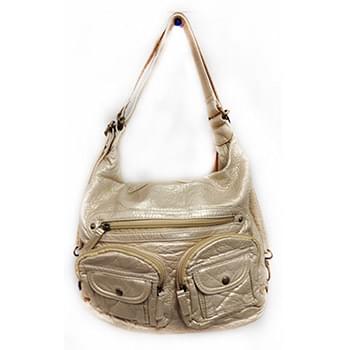 Convertible Crossbody Backpack - Champagne