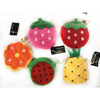 Wholesale Fruit Shaped Coin Purse with Zipper
