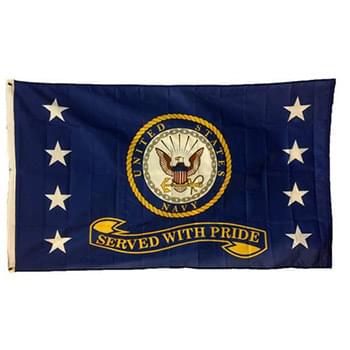 Wholesale Licensed US Navy Flags Served with Pride