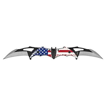 5.75" Dual Blade Bat Pocket Knife - United States