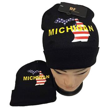 Wholesale Michigan Winter Beanie Hat