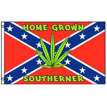 Wholesale 3'x5' Rebel Flag with Leaf [Home Grown Southern]