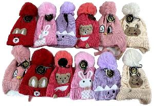 Girl/Kids Winter Pompom Hat