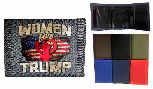 Women for TRUMP Tri-Fold Wallet Mix Color