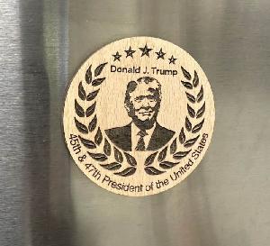 "45th & 47th President" Trump Fridge Magnets