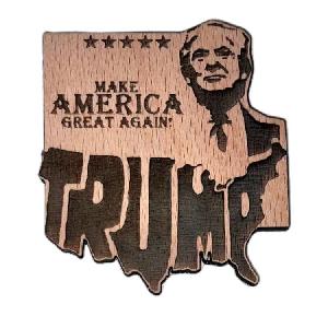 "Make America Great Again" Trump USA Flag Map Fridge Magnets