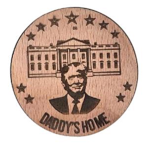 Trump "Daddy's Home" White House Fridge Magnets