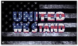 Wholesale United We Stand Black/Gray American Flag