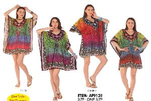 Wholesale Caftan short Bright Color Dress