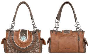 Montana West Concho Collection Concealed Carry Satchel