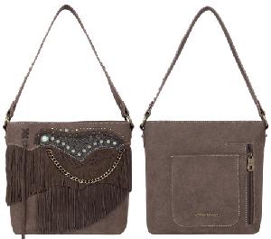 Montana West Fringe Collection Concealed Carry Hobo Coffee