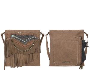 Montana West Fringe Collection Concealed Carry Crossbody Bag