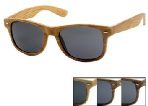 Wooden Pattern Frame Sunglasses