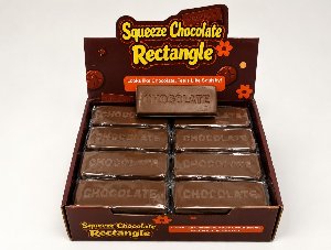 Squeeze Chocolate Rectangle Squishy Toy(NOT REAL FOOD)